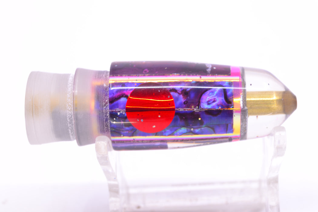 Tanigawa Lures Purple Abalone Red Eyes Small Bullet 7" 2.9oz