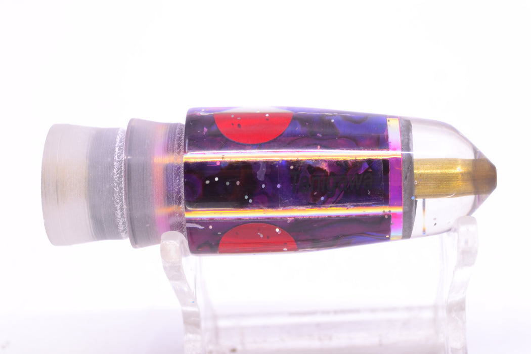Tanigawa Lures Purple Abalone Red Eyes Small Bullet 7" 2.9oz