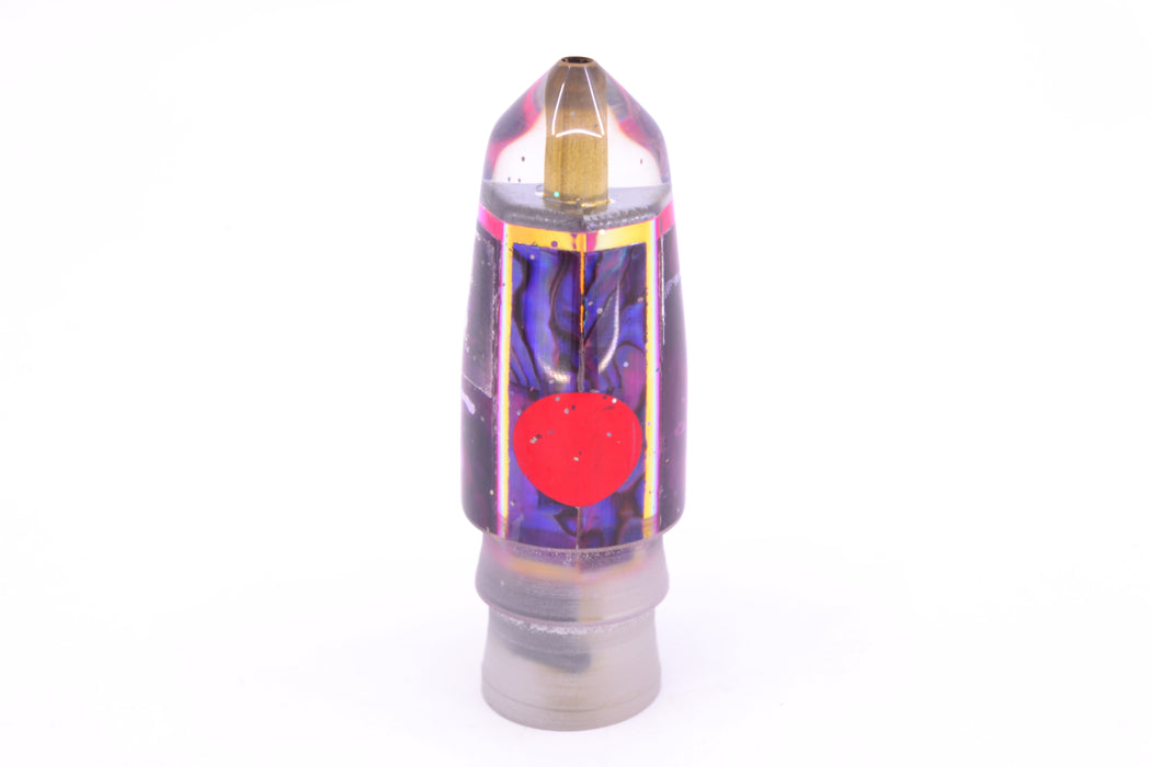 Tanigawa Lures Purple Abalone Red Eyes Small Bullet 7" 2.9oz