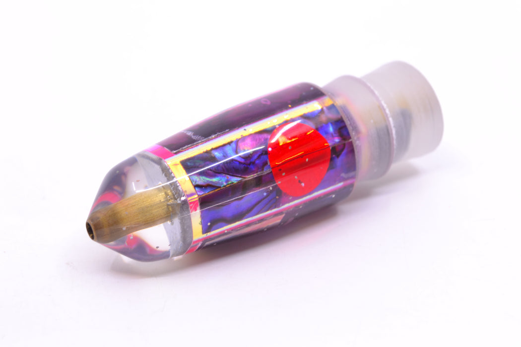 Tanigawa Lures Purple Abalone Red Eyes Small Bullet 7" 2.9oz