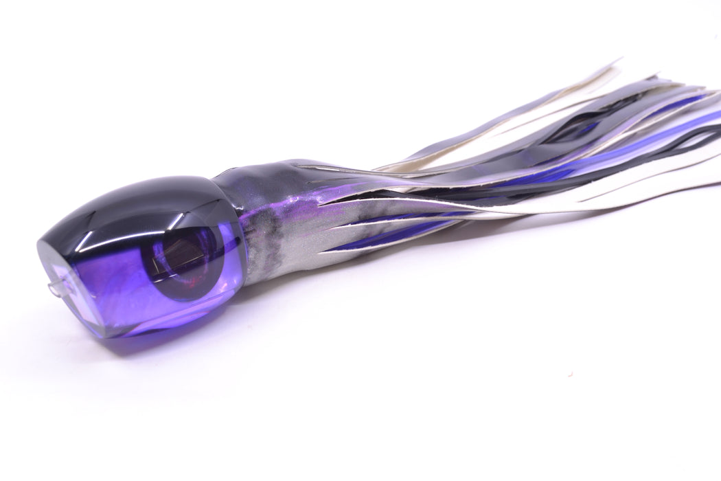 Moyes Lures Purple MOP Black Back Taxi Eyes Medium Blaster 12" 6oz FT Vinyl Purple Drip