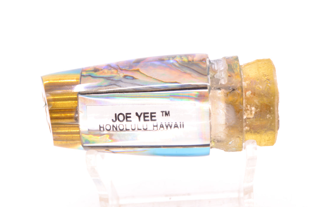 Joe Yee Blue-Purple Abalone Blue Back Lead 4-Hole Crackerjack 9" 3.5oz GZE