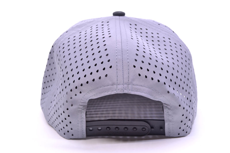 GZ Lures 'Let 'Er Eat' 5-Panel Gray/Black Patch Hat
