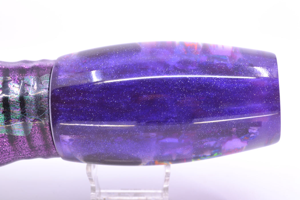 Coggin Lures Purple S&P Purple Back Tado 16" 25oz Skirted Purple Aurora
