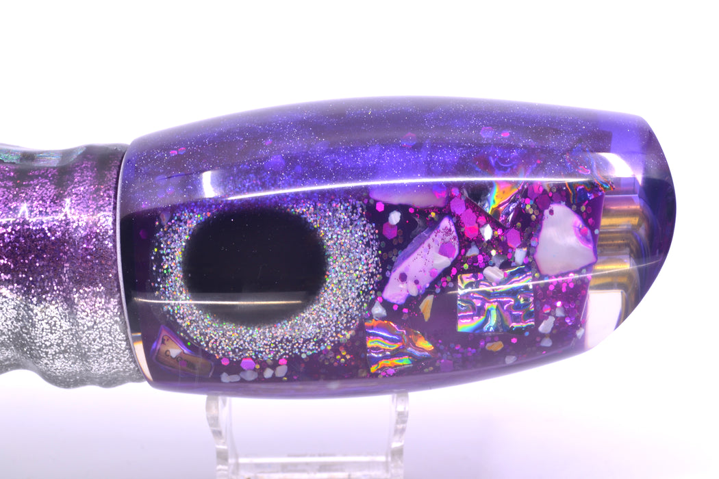 Coggin Lures Purple S&P Purple Back Tado 16" 25oz Skirted Purple Aurora