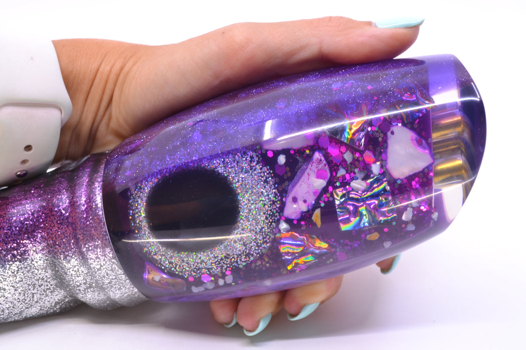 Coggin Lures Purple S&P Purple Back Tado 16" 25oz Skirted Purple Aurora