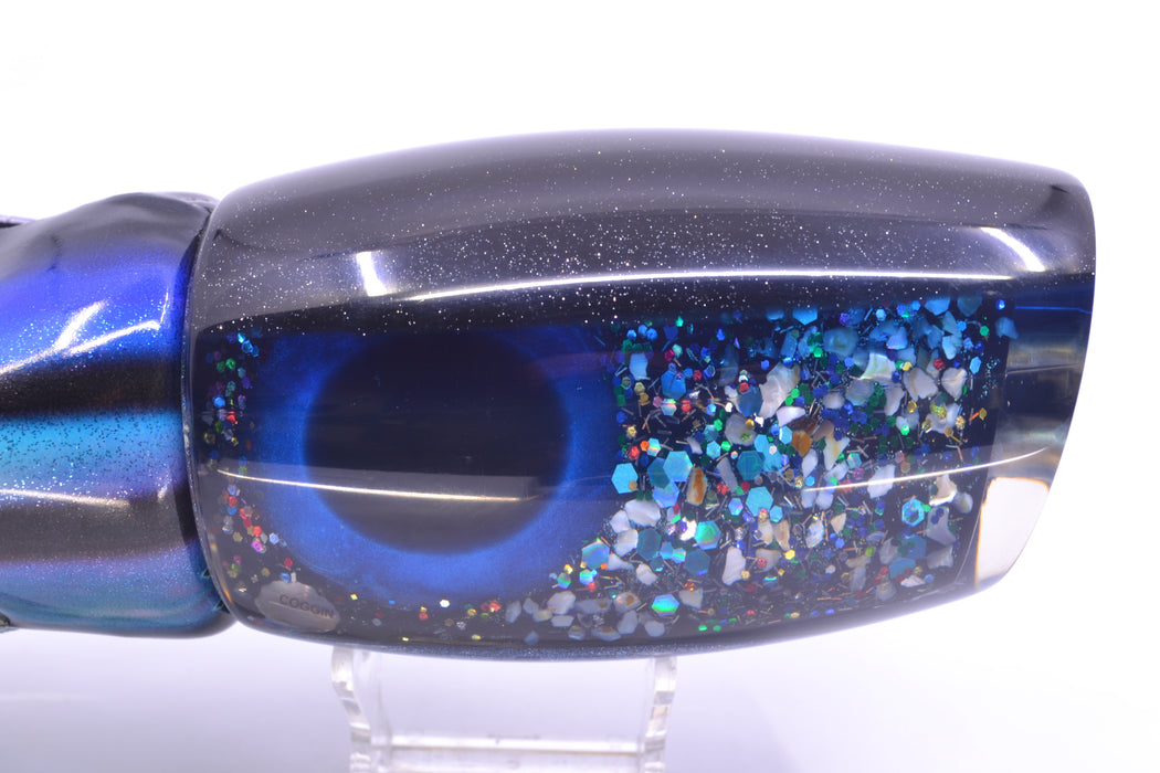 Coggin Lures Blue S&P Black-Blue Back 4-Hole Tado 45 16" 22oz FT Vinyl Skipjack
