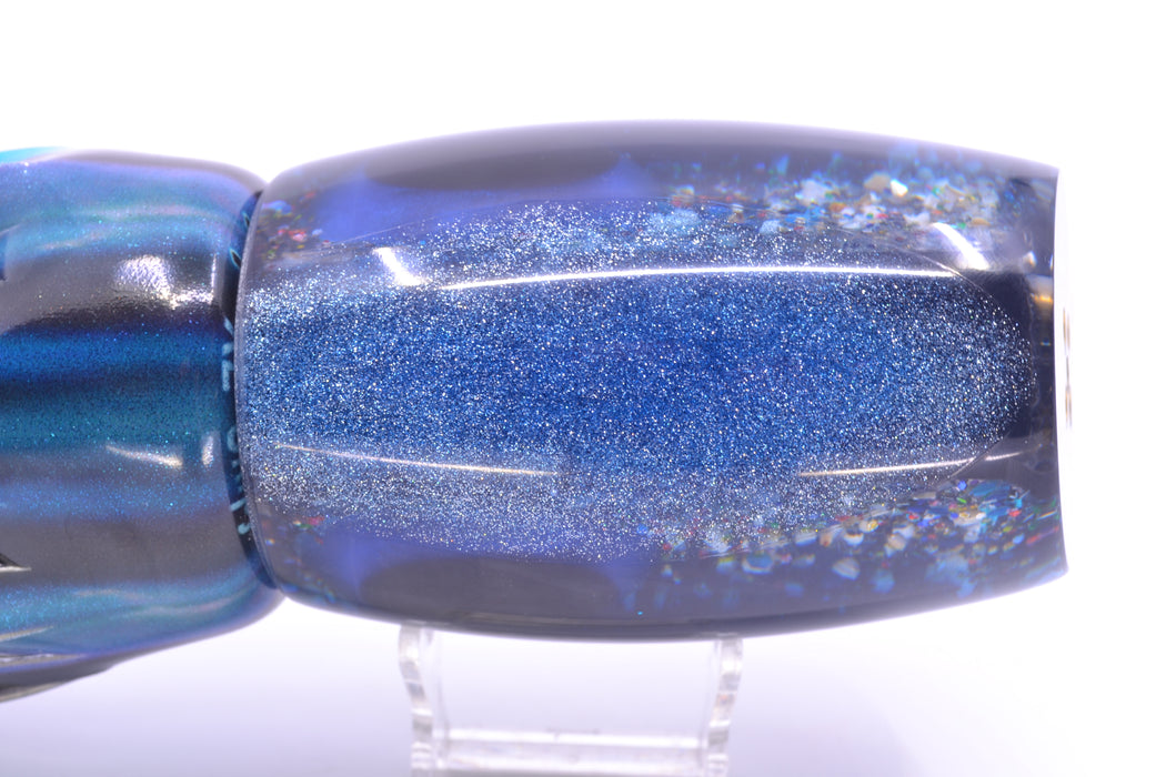 Coggin Lures Blue S&P Black-Blue Back 4-Hole Tado 45 16" 22oz FT Vinyl Skipjack
