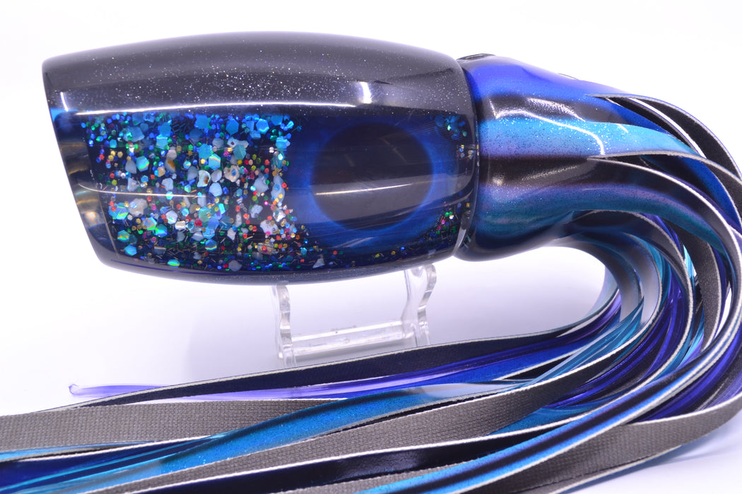 Coggin Lures Blue S&P Black-Blue Back 4-Hole Tado 45 16" 22oz FT Vinyl Skipjack
