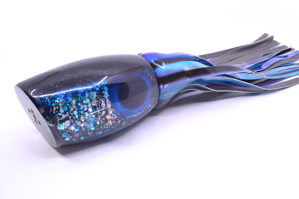 Coggin Lures Blue S&P Black-Blue Back 4-Hole Tado 45 16" 22oz FT Vinyl Skipjack