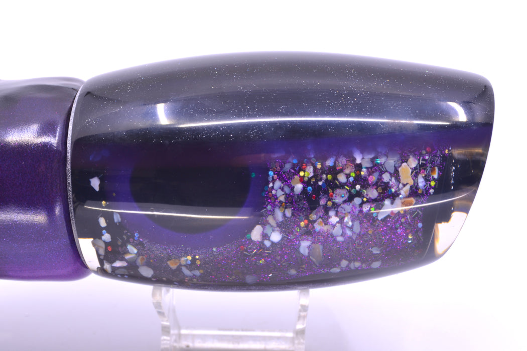 Coggin Lures Purple S&P Black-Purple Back 4-Hole Tado 45 16" 22oz FT Vinyl Grape Juice