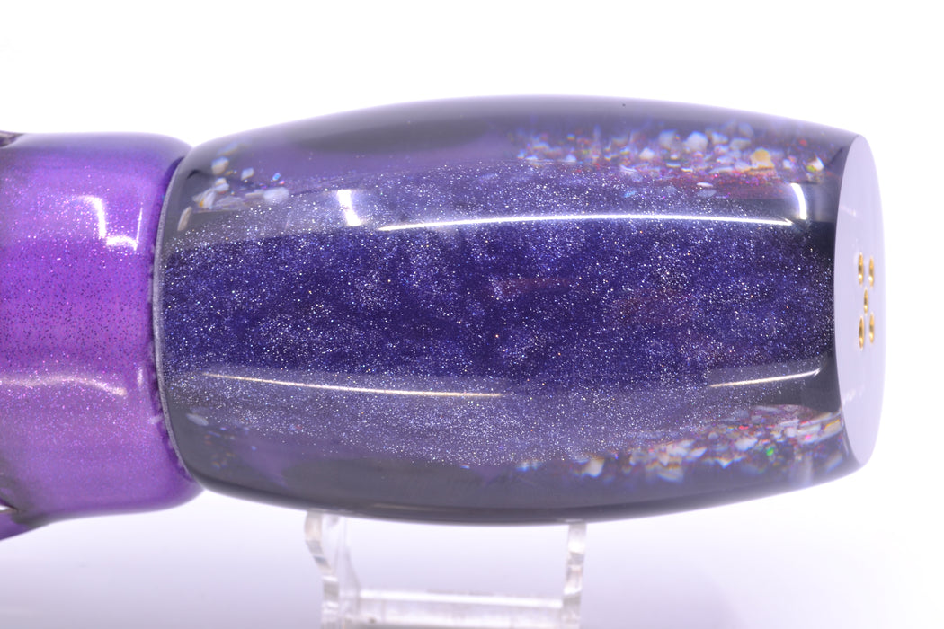 Coggin Lures Purple S&P Black-Purple Back 4-Hole Tado 45 16" 22oz FT Vinyl Grape Juice