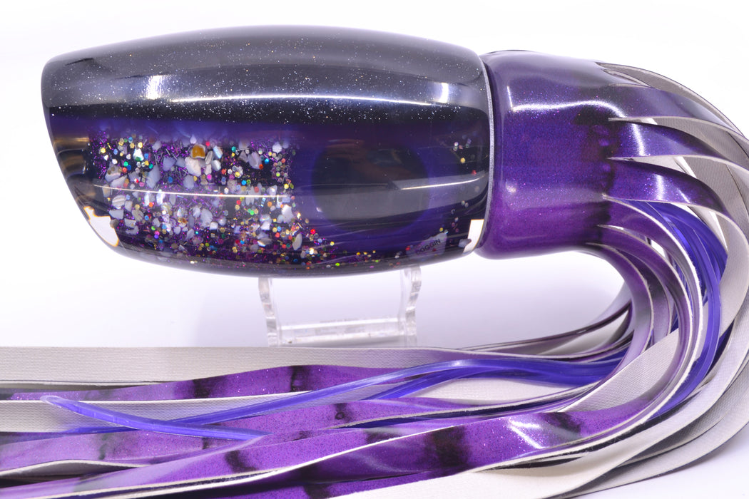 Coggin Lures Purple S&P Black-Purple Back 4-Hole Tado 45 16" 22oz FT Vinyl Grape Juice