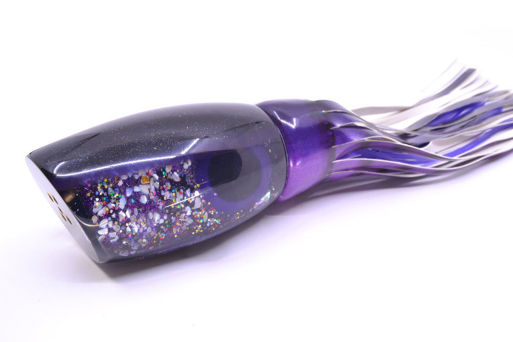 Coggin Lures Purple S&P Black-Purple Back 4-Hole Tado 45 16" 22oz FT Vinyl Grape Juice