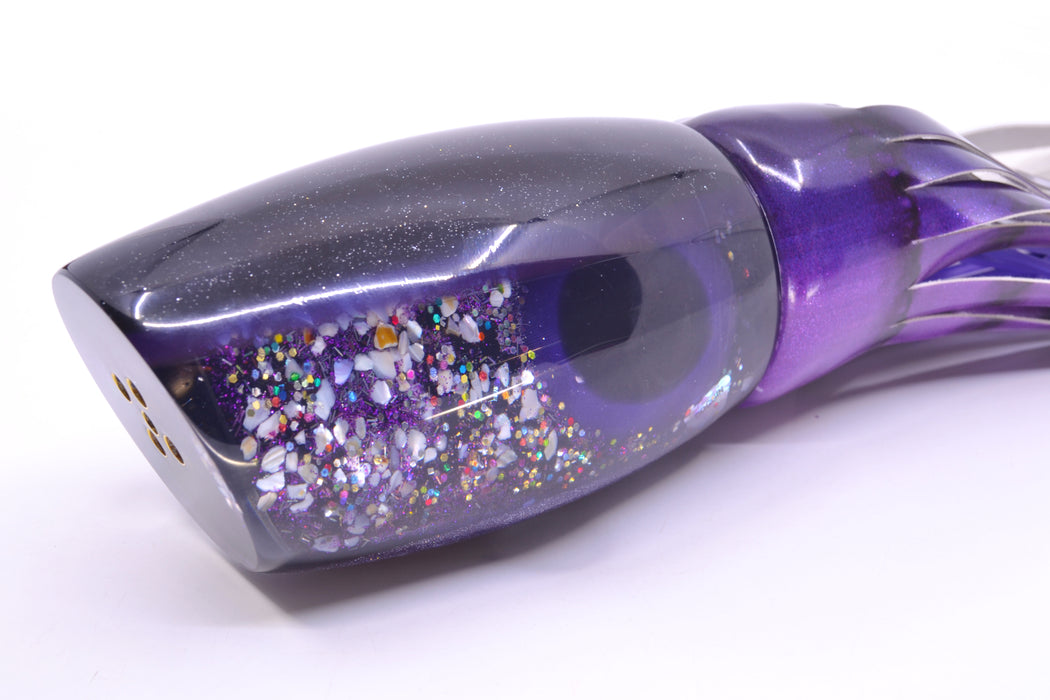 Coggin Lures Purple S&P Black-Purple Back 4-Hole Tado 45 16" 22oz FT Vinyl Grape Juice