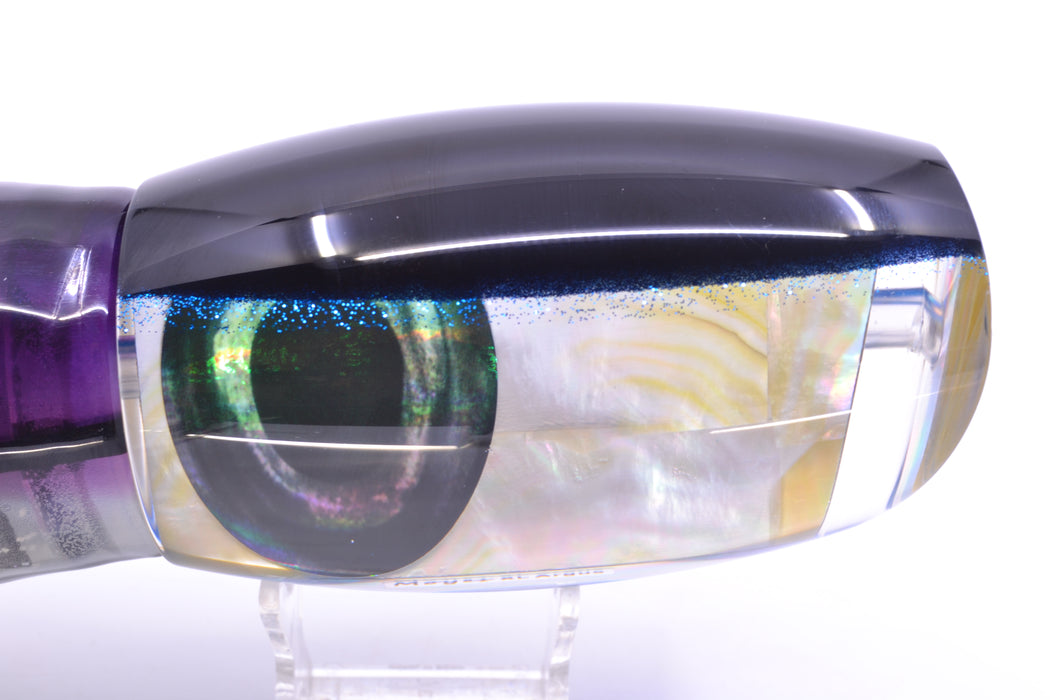 Moyes Lures Golden MOP Black-Blue Back XL Argus Teaser 29oz Skirted Skipjack