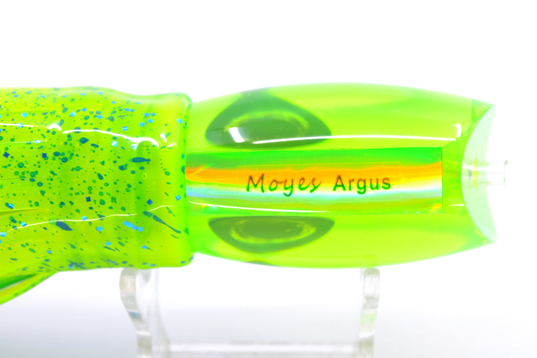 Moyes Lures Green MOP Taxi Eyes Medium Argus 12" 6oz Skirted Mahi