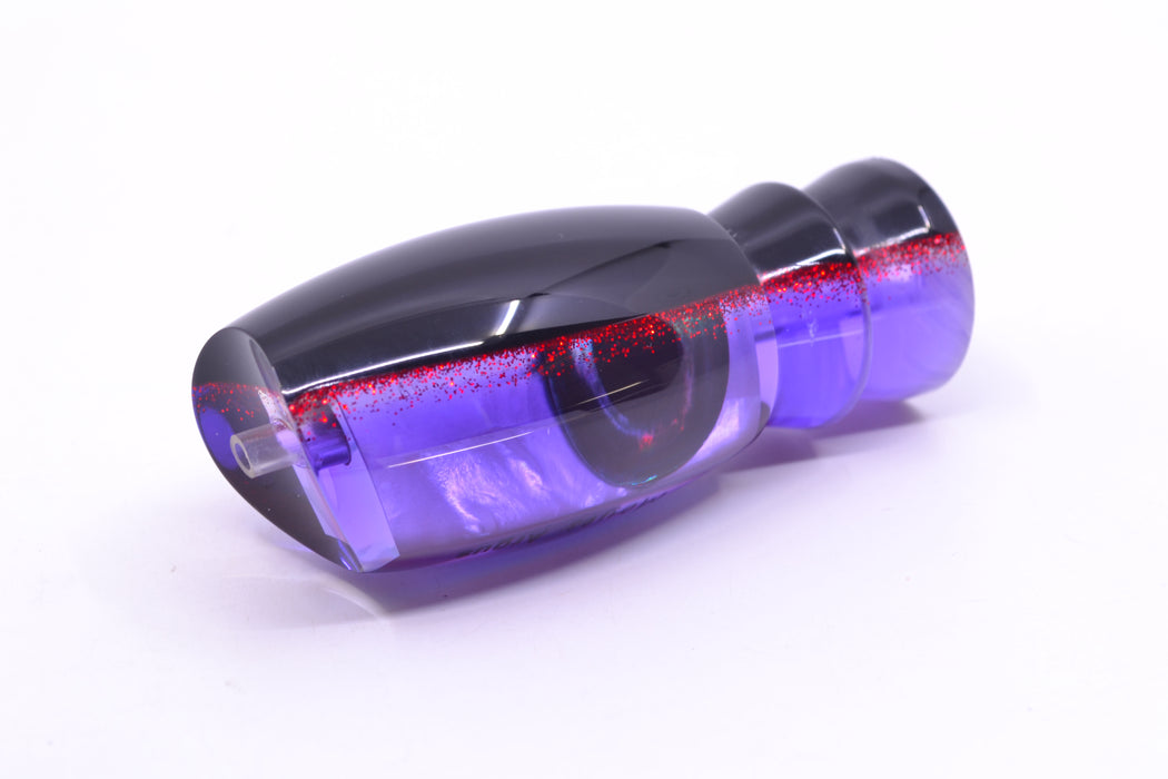 Moyes Lures Purple MOP Black-Red Back Taxi Eyes Medium Argus 12" 3.5oz