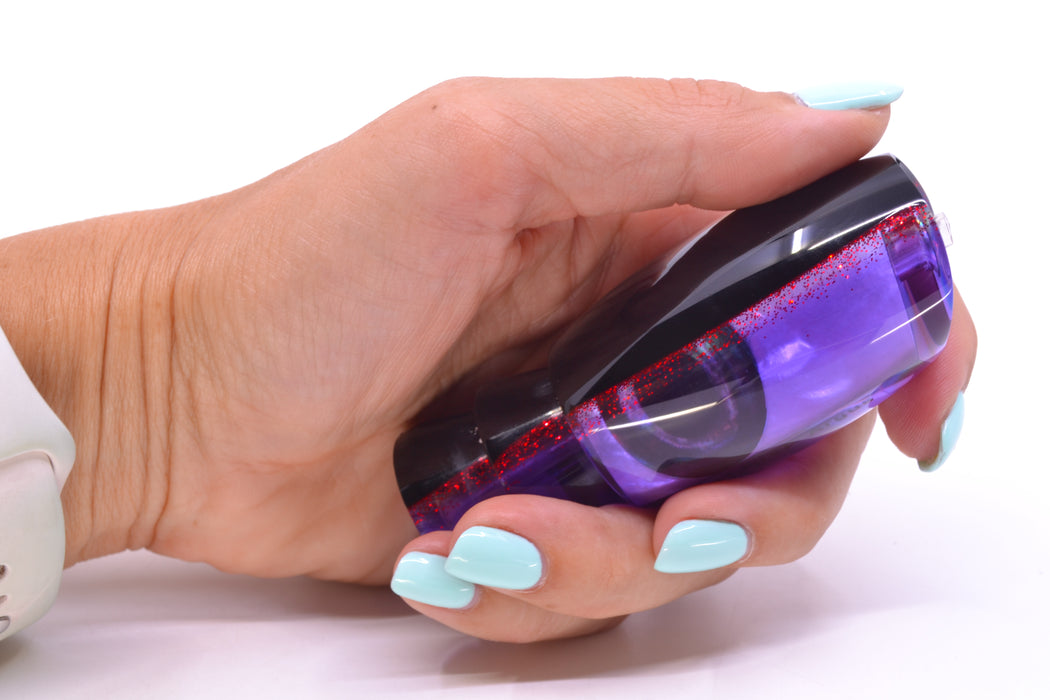 Moyes Lures Purple MOP Black-Red Back Taxi Eyes Medium Argus 12" 3.5oz