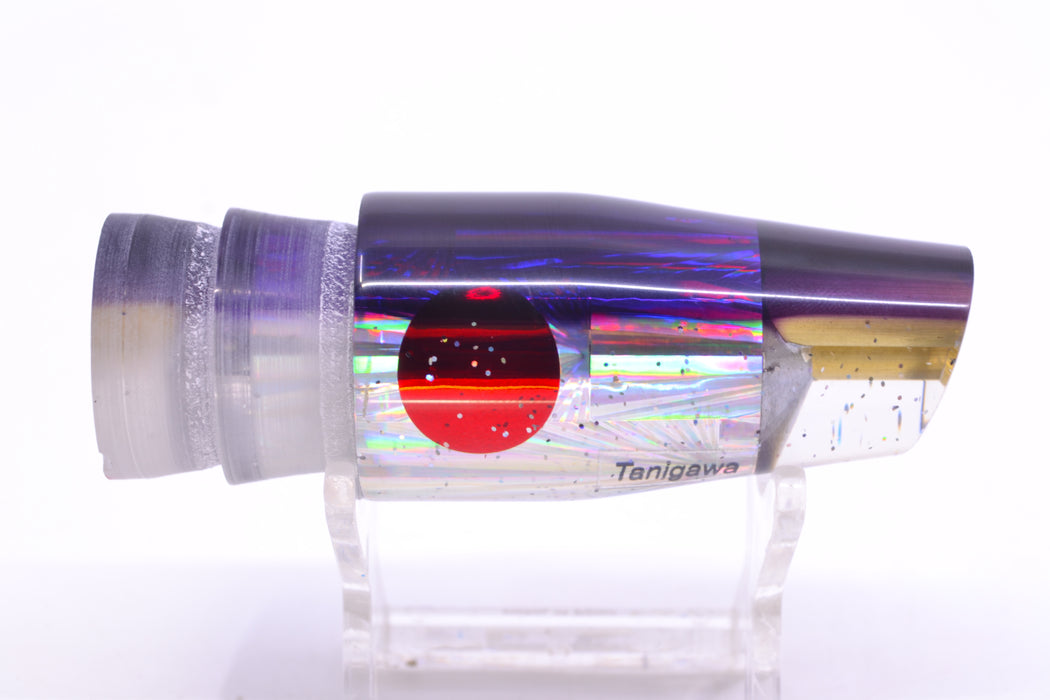 Tanigawa Lures Silver Rainbow Starburst Purple Back Red Eyes 2-Hole Slant 9"+ 8oz