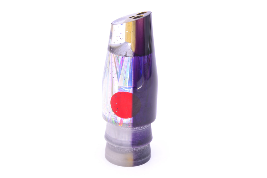 Tanigawa Lures Silver Rainbow Starburst Purple Back Red Eyes 2-Hole Slant 9"+ 8oz