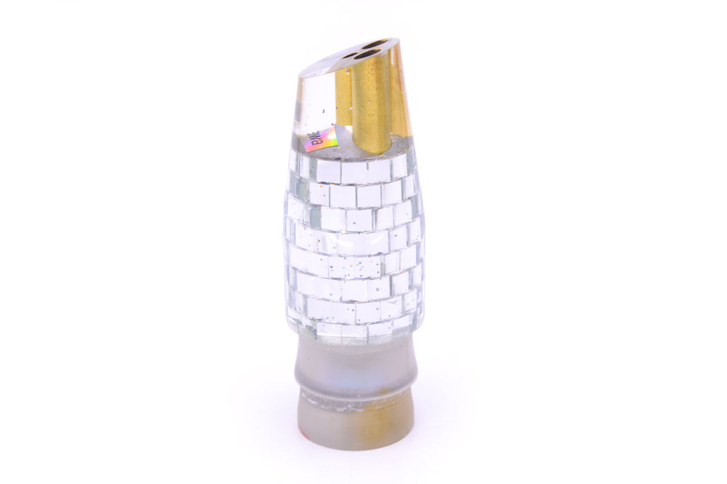 Tanigawa Lures Clear Mirrored Disco Ball No Eyes 2-Hole Slant 9"+ 8oz