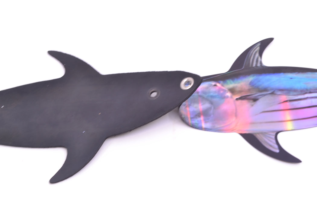 Grander Marlin Tackle 15" Holographic Kona Strong Dredge Flap Dredge **PRE-ORDER 2-4 WEEKS**