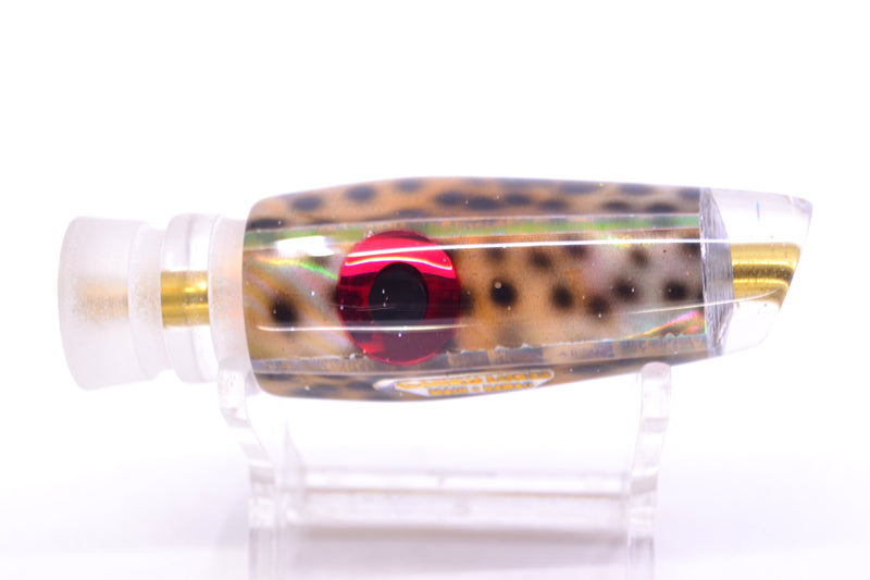 Ganku Lures "Tiger Cowrie" Black-Red Eyes Longneck Cut Face 7" 3.5oz