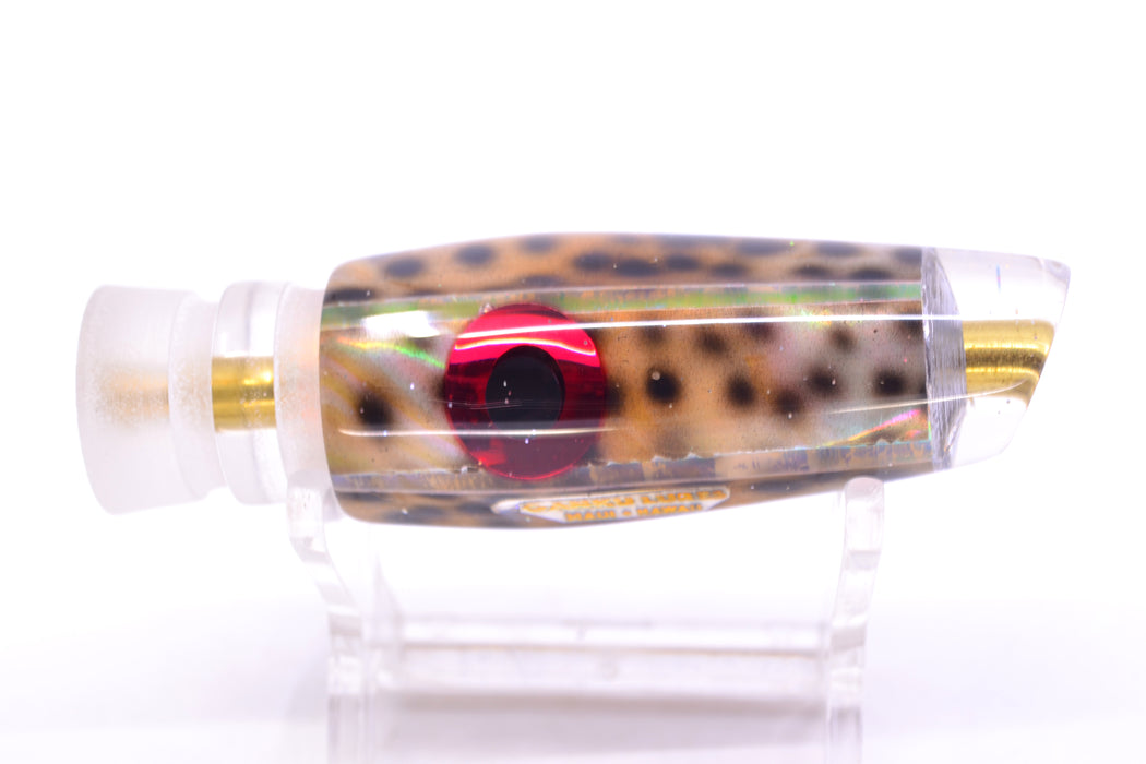 Ganku Lures "Tiger Cowrie" Black-Red Eyes Longneck Cut Face 7" 3.5oz