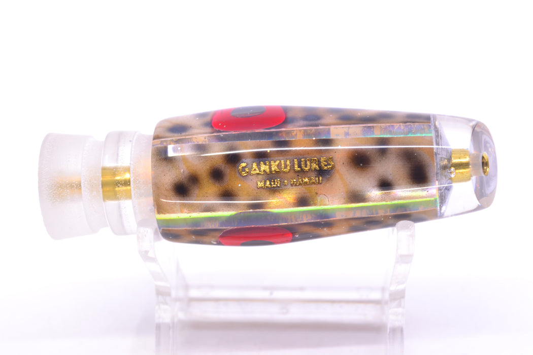 Ganku Lures "Tiger Cowrie" Black-Red Eyes Longneck Cut Face 7" 3.5oz