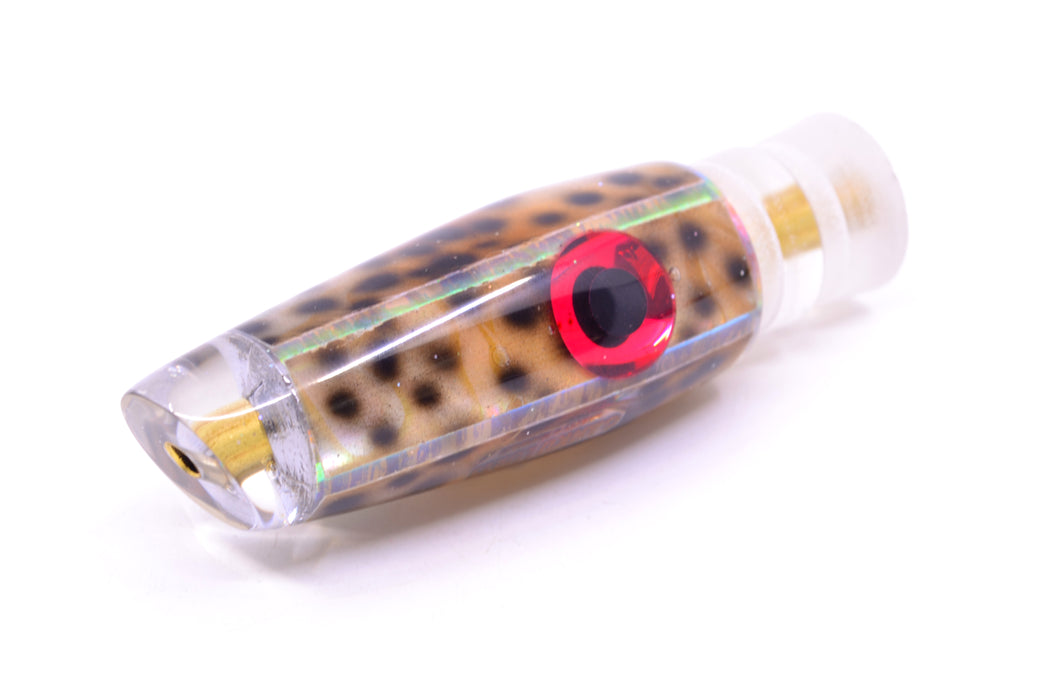 Ganku Lures "Tiger Cowrie" Black-Red Eyes Longneck Cut Face 7" 3.5oz