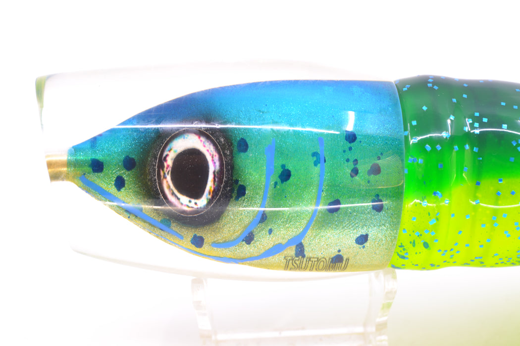 Tsutomu Lures “Mahi to Da Max” Fish Head Super Moke 14" 12oz Skirted Mahi