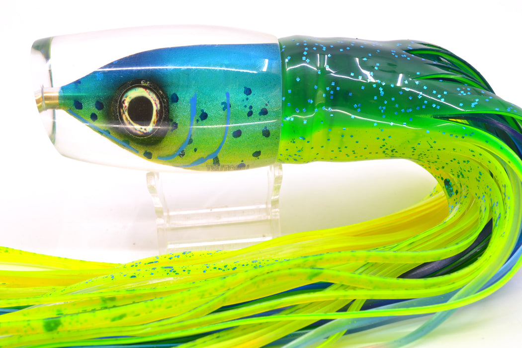 Tsutomu Lures “Mahi to Da Max” Fish Head Super Moke 14" 12oz Skirted Mahi