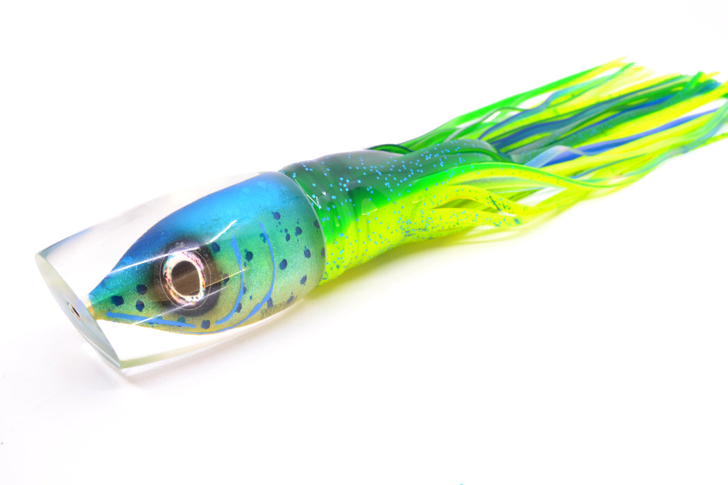 Tsutomu Lures “Mahi to Da Max” Fish Head Super Moke 14" 12oz Skirted Mahi