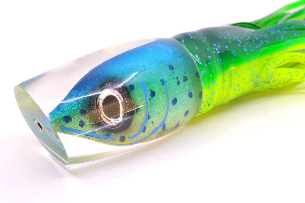 Tsutomu Lures “Mahi to Da Max” Fish Head Super Moke 14" 12oz Skirted Mahi