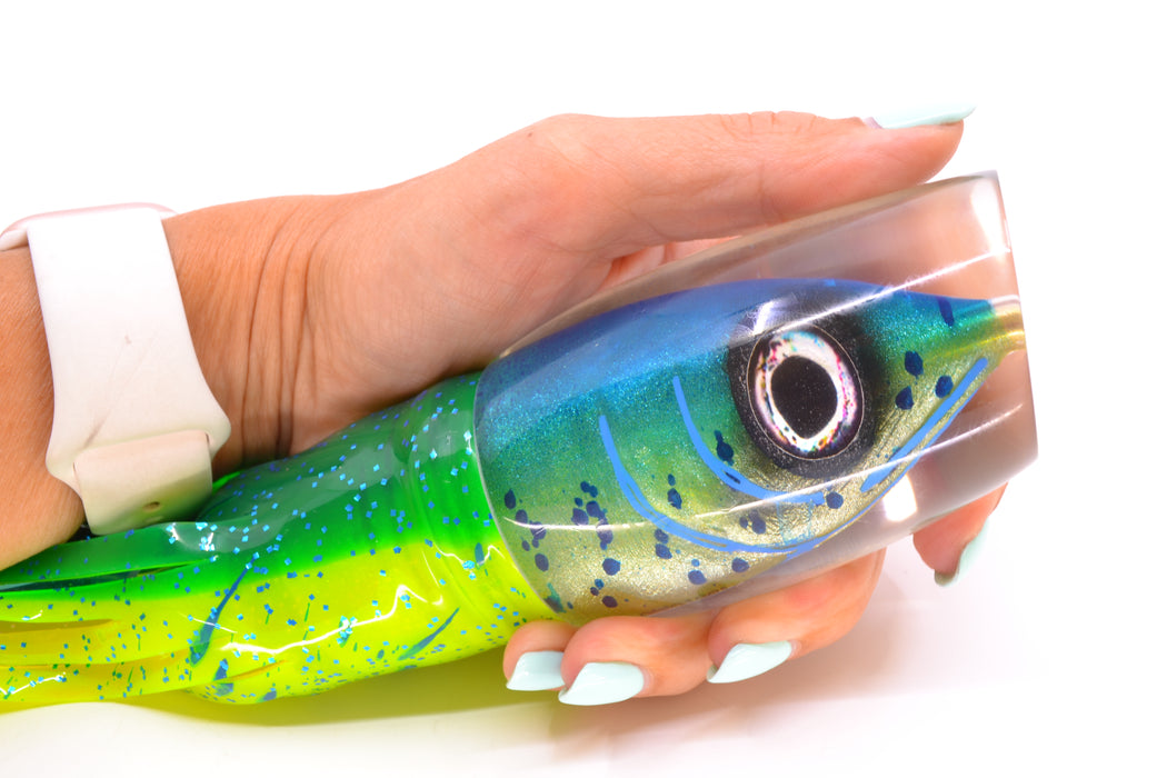 Tsutomu Lures “Mahi to Da Max” Fish Head Super Moke 14" 12oz Skirted Mahi