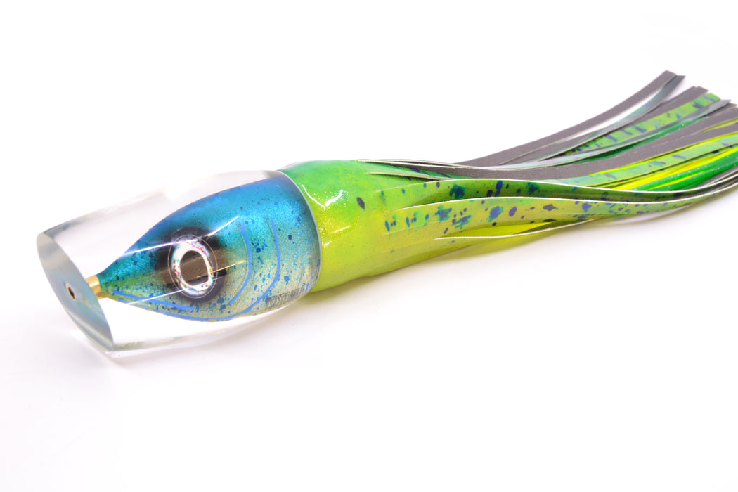 Tsutomu Lures "Mahi to Da Max" Fish Head Super Moke 14" 10.3oz Fire Tailz Mahi