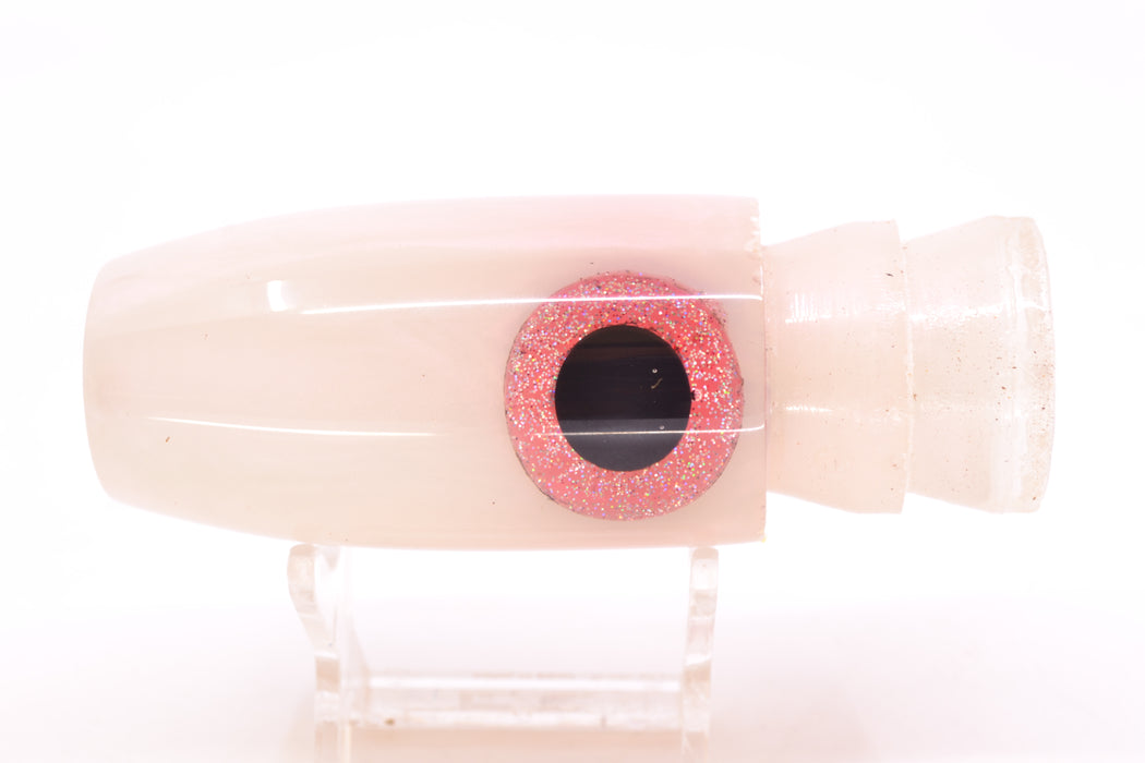 Joe Yee Lures by KEGZ Strawberry Pearl Black-Pink Eyes Concave Medium Plunger 12" 4.5oz