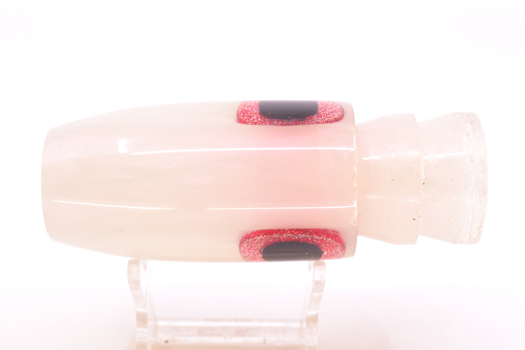 Joe Yee Lures by KEGZ Strawberry Pearl Black-Pink Eyes Concave Medium Plunger 12" 4.5oz
