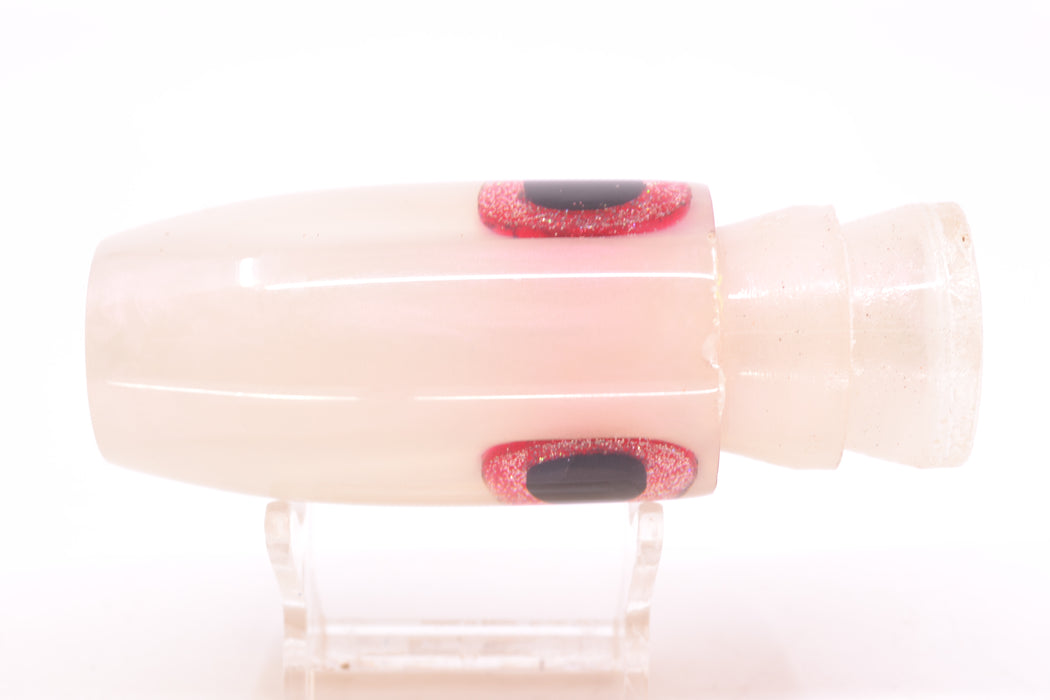 Joe Yee Lures by KEGZ Strawberry Pearl Black-Pink Eyes Concave Medium Plunger 12" 4.5oz