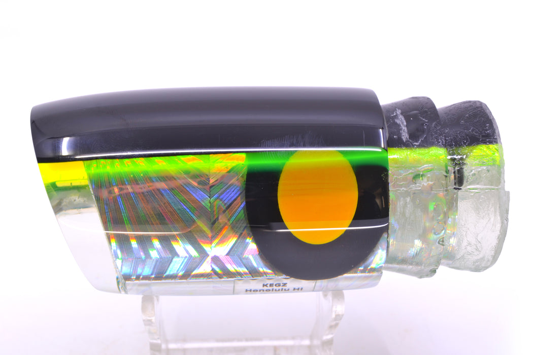 Joe Yee Lures by KEGZ Silver Rainbow Pearl Black-Green Back Unnamed Plunger 14" 7oz