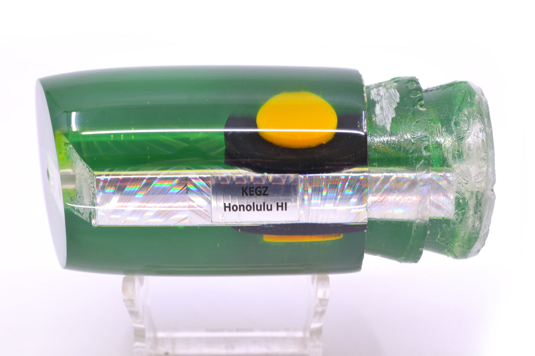 Joe Yee Lures by KEGZ Silver Rainbow Pearl Black-Green Back Unnamed Plunger 14" 7oz