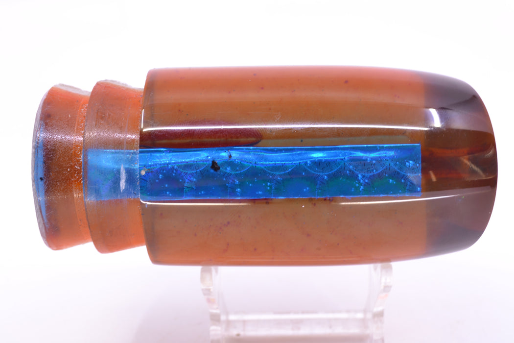 Joe Yee Lures by KEGZ Silver Rainbow Pearl Blue-Red Back Unnamed Plunger 14" 7oz