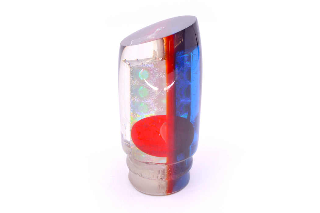 Joe Yee Lures by KEGZ Silver Rainbow Pearl Blue-Red Back Unnamed Plunger 14" 7oz