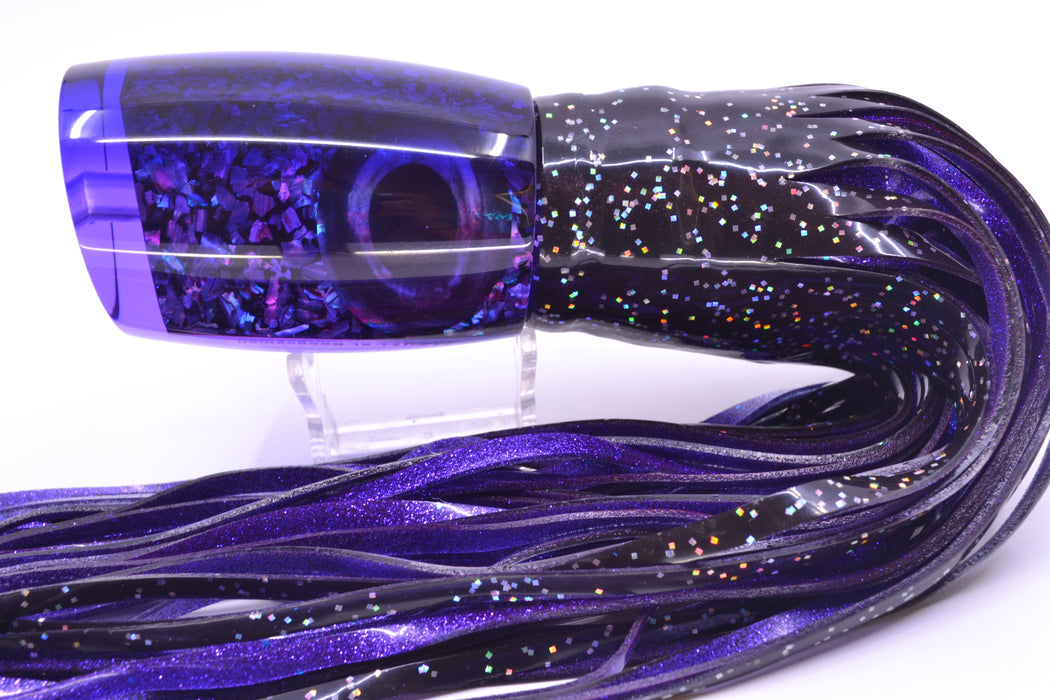 Moyes Lures Purple S&P Dark Purple Back XL Boogeyman 16" 14.4oz Skirted Black/Purple