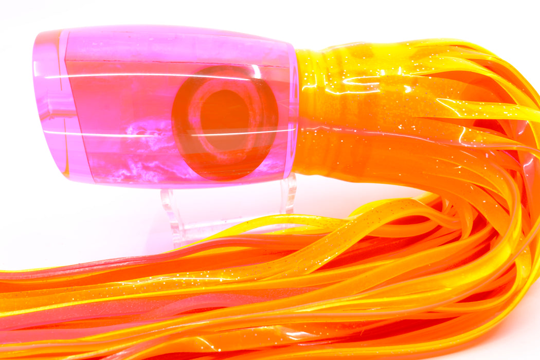 Moyes Lures Fluorescent Pink MOP XL Boogeyman 16" 14.4oz Skirted Electric Chicken