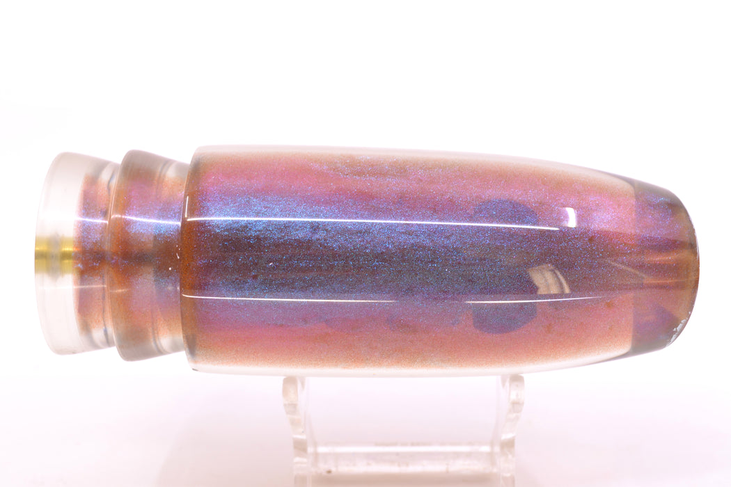 Joe Yee by KEGZ-Niiyama Collab Strawberry Pearl Fish Head Purple/Blue Back Super Plunger 14" 7.2oz