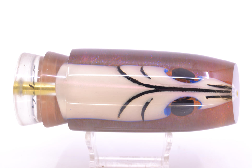 Joe Yee by KEGZ-Niiyama Collab Strawberry Pearl Fish Head Purple/Blue Back Super Plunger 14" 7.2oz