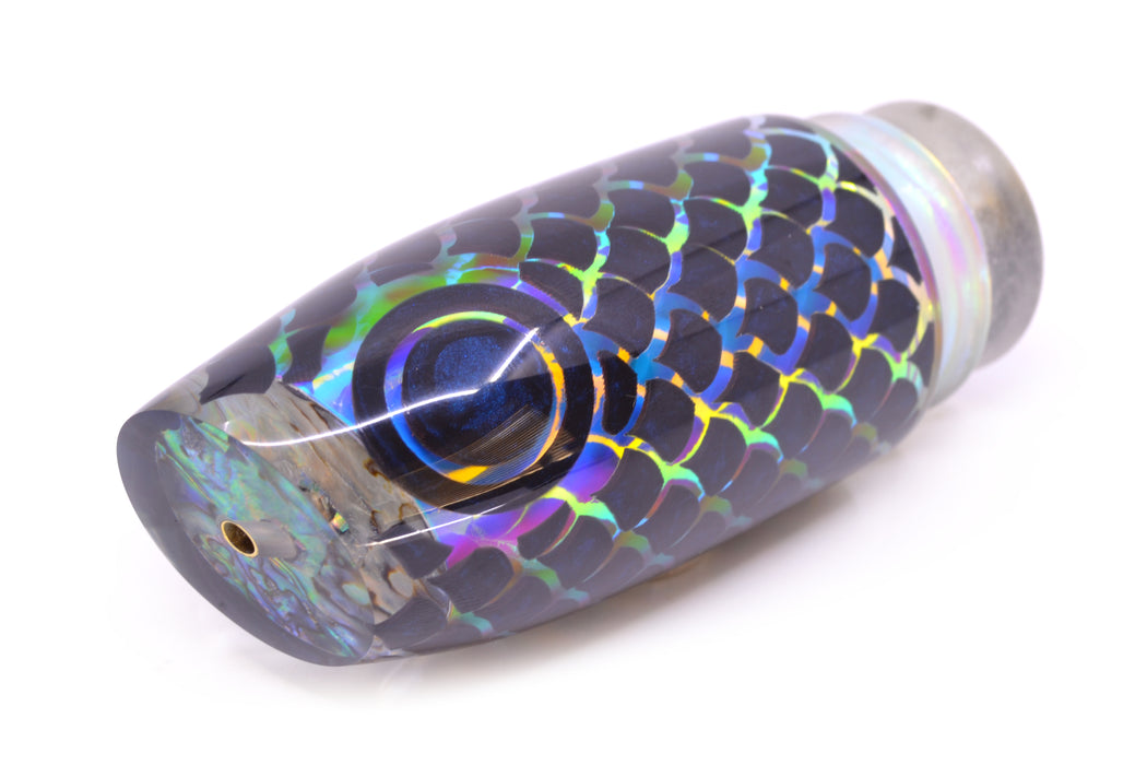 Joe Yee by KEGZ-Niiyama Collab Ice Rainbow Black Scales Super Plunger 14" 7.2oz
