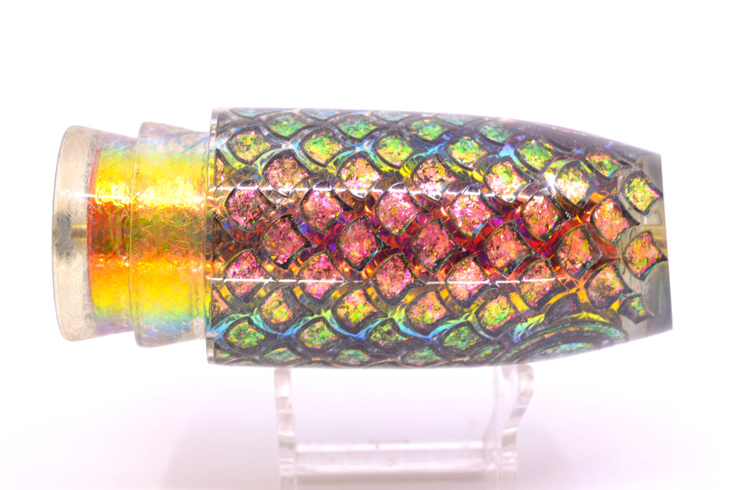Joe Yee by KEGZ-Niiyama Collab Rainbow Scale Pearl Rainbow Flake Scales Super Plunger 14" 7.2oz